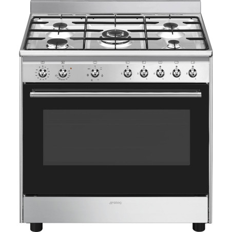 Piano de cuisson SMEG 90 cm mixte CX90GM