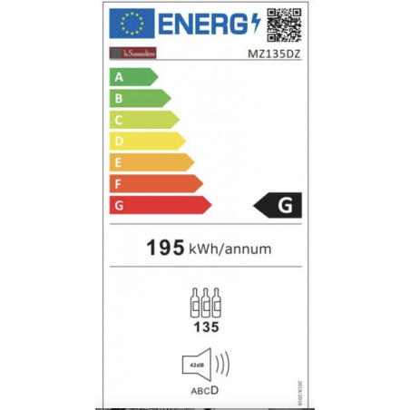 Cave à vin LA SOMMELIÈRE MZ135DZ