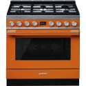 Centre de cuisson SMEG Opéra 120cm Inox mixte