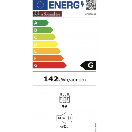 Cave à vin LA SOMMELIÈRE ECS50.2Z