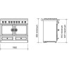 Piano de cuisson La Cornue CornuFé 110cm Induction