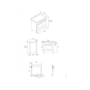 Piano de cuisson BERTAZZONI Master 90 cm 1 four Induction