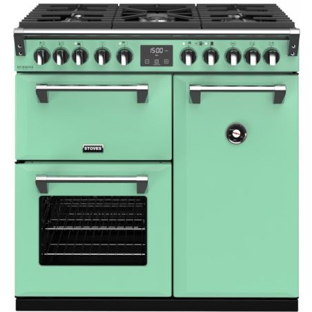 Piano de cuisson Stoves RICHMOND DELUXE 90cm gaz (Couleur : Mojito mint) - SECOND CHOIX