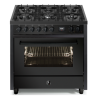 Piano de cuisson Steel ENFASI ALL BLACK 90 cm