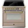 Piano de cuisson STEEL ASCOT 90 cm Combi-Steam Induction