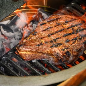 Grille de cuisson demi-lune en fonte Kamado Joe Big Joe