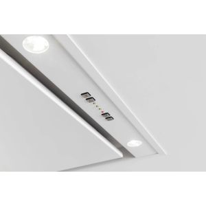 Plafonnier Novy Pureline - largeur 120 cm - blanc RAL 9003 - moteur cubic orientable -éclairage LED