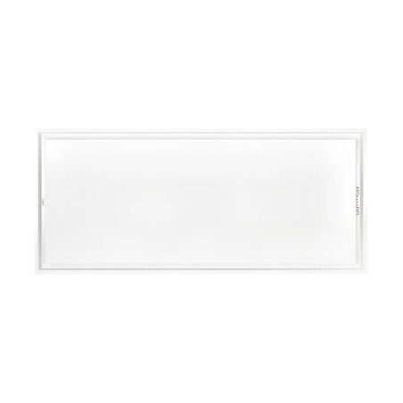 Plafonnier Novy Pureline largeur 120 cm blanc - Capteur sans moteur