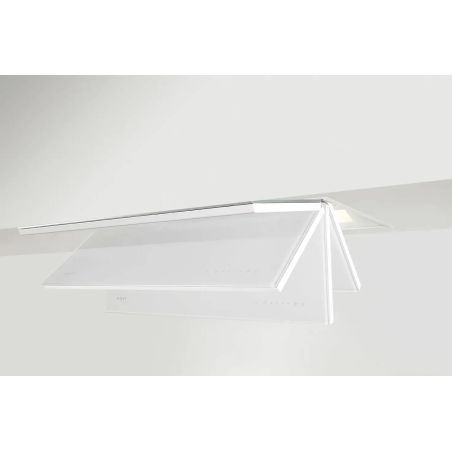 Groupe pour meuble haut Novy Fusion Verre blanc 60 cm - moteur intégré orientable