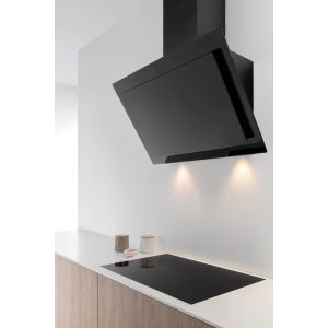 Hotte décorative murale Novy Vision Verre Full Black 90 cm - moteur intégré