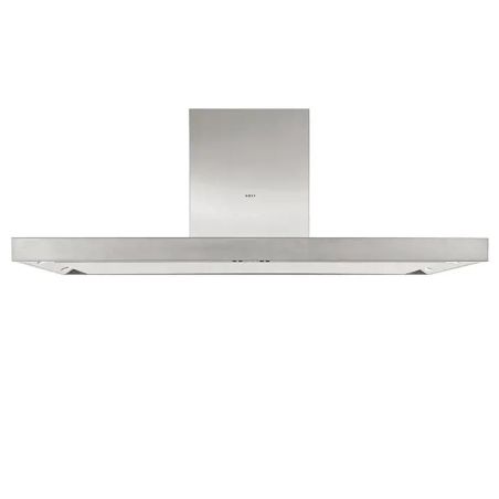 Hotte décorative centrale Novy Flatline Inox - largeur 120 cm - moteur intégré