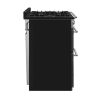 Piano de cuisson SMEG Sinfonia 90 cm inox noir mixte SY93-1