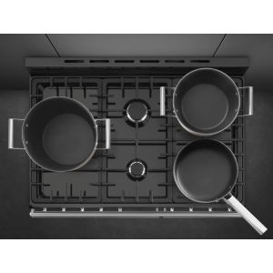 Piano de cuisson SMEG Sinfonia 90 cm inox noir mixte SY93-1