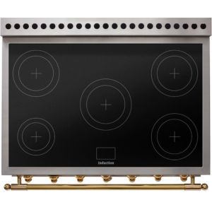 Piano de cuisson La Cornue ALBERTINE 90cm induction noir brillant