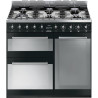 Centre de cuisson SMEG 90 cm four en hauteur Induction "Victoria"