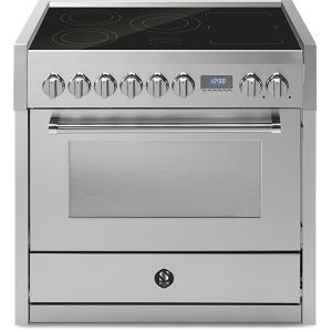 Piano de cuisson STEEL Genesi 90 cm Mixte