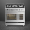 Piano de cuisson mixte SMEG Classica 90 cm - Pyrolyse