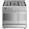 Centre de cuisson Pyrolyse SMEG 90 cm Mixte "Esthétique Concerto"