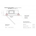 Hotte groupe filtrant encastrable Pando E-297