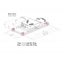 Hotte groupe filtrant encastrable Pando E-297