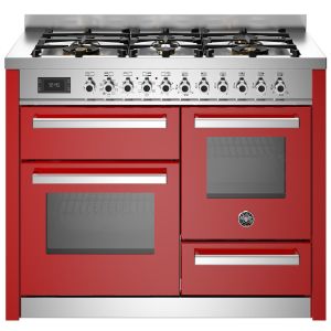 Piano de cuisson BERTAZZONI Professional 110 cm 3 fours Mixte