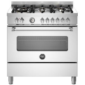 Piano de cuisson BERTAZZONI Master Series 90 cm un four 6 brûleurs