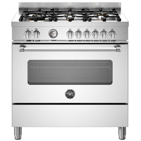 Piano de cuisson BERTAZZONI Master Series 90 cm un four 6 brûleurs